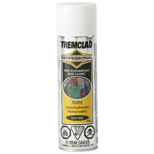 Tremclad High Performance Rust Enamel - 426 g - Gloss Finish - White