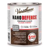 Rust-Oleum Varathane Nano Defence Premium Floor Finish - Clear Gloss - Water-Based - 946 mL
