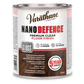 Varathane Nano Defence Premium Floor Finish - Clear Semi-Gloss - Water-Based - 946 mL