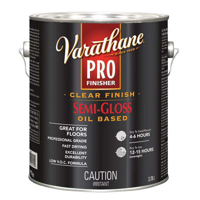 Varathane Pro - Floor Paint - 3.78 L - Semi-Gloss - Clear