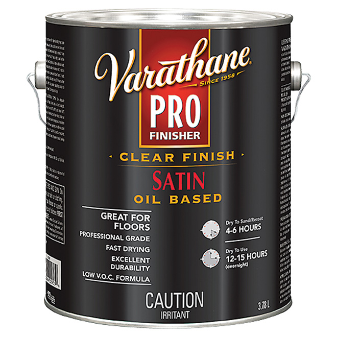 Varathane Pro - Floor Paint - 3.78 L - Satin - Clear