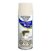 Peinture en aérosol Ultra Cover 2X, intérieur/extérieur, 340 g, ivoire, lustré