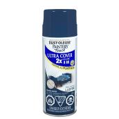 Peinture en aérosol Ultra Cover 2X, intérieur/extérieur, 340 g, bleu marine, lustré