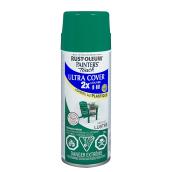 Peinture en aérosol Ultra Cover 2X, intérieur/extérieur, 340 g, vert pré, lustré