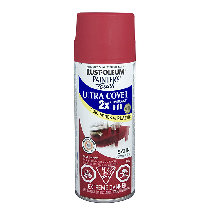 Ultra Cover 2X Spray Paint - Indoor/Outdoor - Satin - Blossom White - 340 g  from RUST-OLEUM