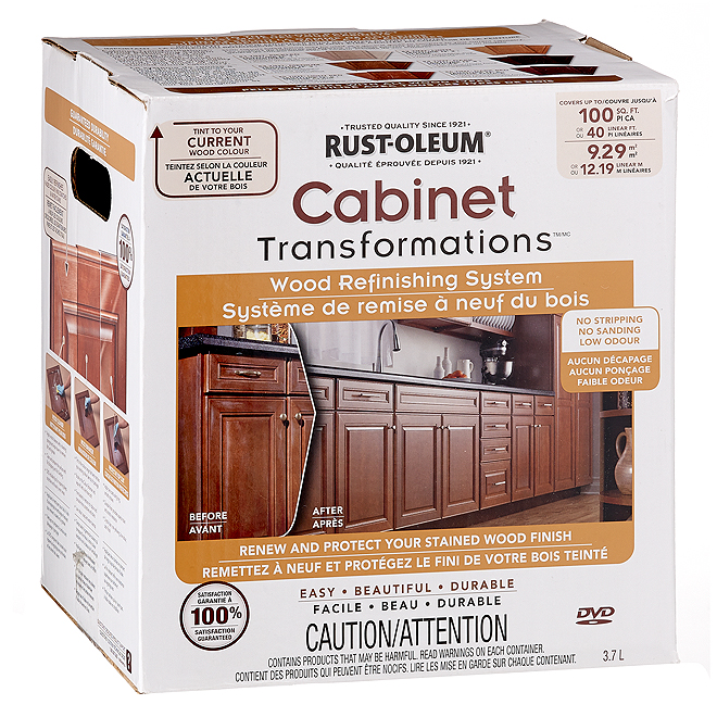 Rust-Oleum Cabinet Transformations Wood Refinishing Kit - Low Odour ...