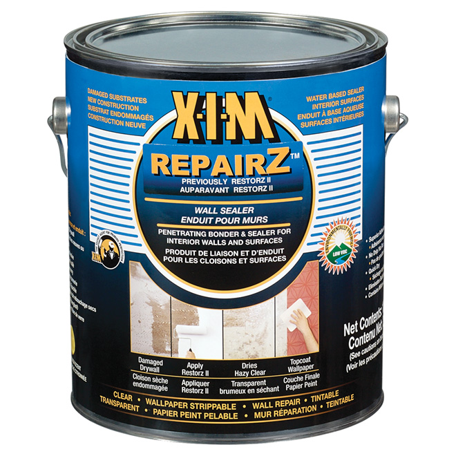 Rust Oleum RepairZ Sealer - Indoor Outdoor Utilization - White - Matte Finish - Low-Odour - Tintable