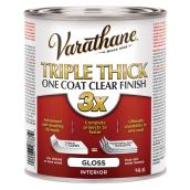 Triple Thick One Coat  Finish - Wood - 946 ml - Clear Gloss