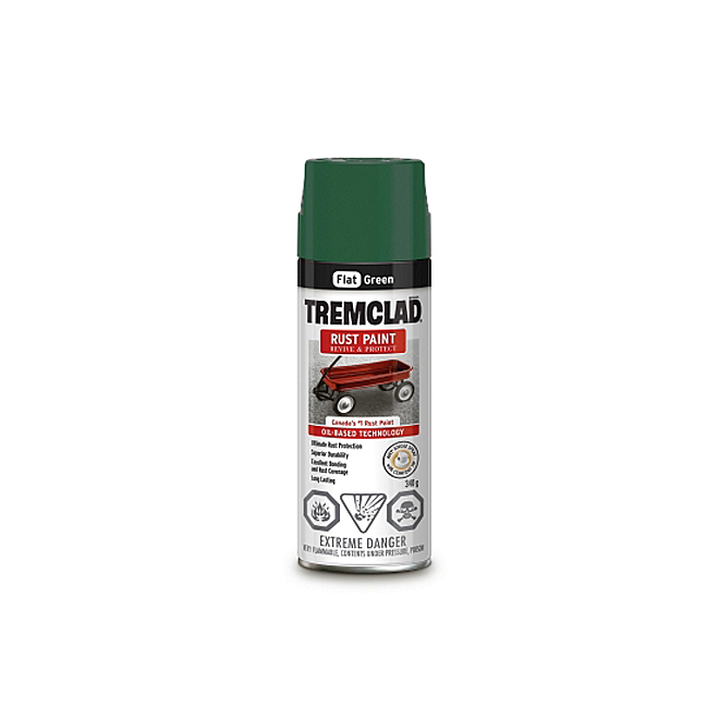 RUSTOLEUM Tremclad Rust Paint Flat Green Spray Paint (340 G) 27034B522