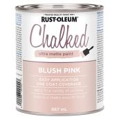 Rust-Oleum Chalked Ultra-Matte Paint - Latex - 887 ml - Blush Pink