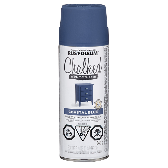 Rust-Oleum 340-g Coastal Blue Ultra-Matte Aerosol Chalked Paint