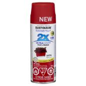 2X Ultra Cover Spray Paint - Interior/Exterior - 340 g - Satin Finish - Apple Red