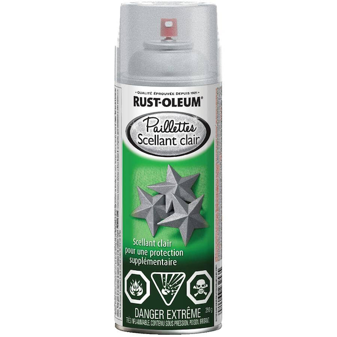 Peinture à vaporiser Rust-Oleum transparent, paillettes (contenu net réel: 291 g)