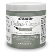 Rust-Oleum 236-ml Country Grey Ultra-Matte Chalked Paint