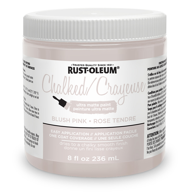 Rust-Oleum 236-ml Blush Pink Ultra-Matte Chalked Paint