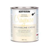 Peinture crayeuse Rust-Oleum, 887 ml, ultra mate, mousseline crème