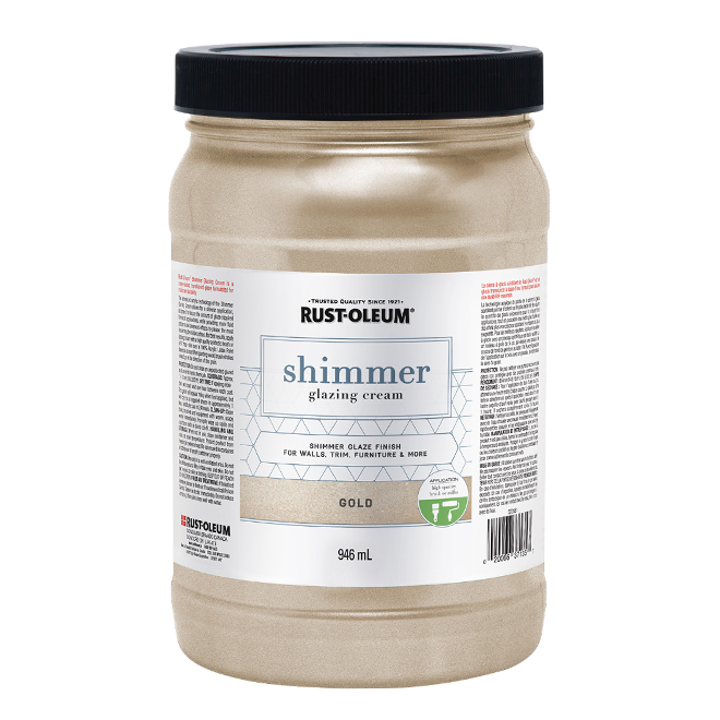 Shimmer Glazing Cream - 946 mL - Gold