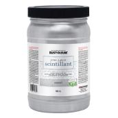 Crème à glacis scintillant, 946 mL, argent