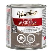 Varathane One Coat Ultimate Wood Stain - Oil-Based - Fast Drying - Weathered Grey - 236 ml