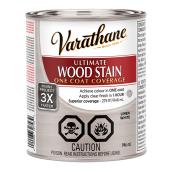 Varathane One Coat Ultimate Wood Stain - Oil-Based - Fast Drying - Linen White - 946 ml