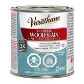 Varathane One Coat Ultimate Wood Stain - Oil-Based - Fast Drying - Antique Aqua - 236 ml