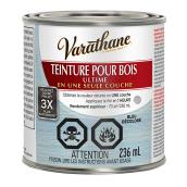 Teinture pour bois en une couche Ultime de Varathane, à base d'huile, séchage rapide, bleu décoloré, 236 ml