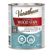 Varathane One Coat Ultimate Wood Stain - Oil-Based - Fast Drying - Antique Aqua - 946 ml