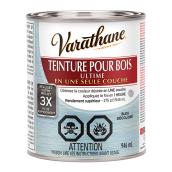 Teinture pour bois en une couche Ultime de Varathane, à base d'huile, séchage rapide, bleu décoloré, 946 ml