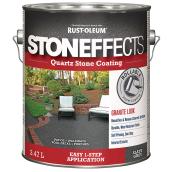 Rust-Oleum Stoneffects Quartz Stone Coating - Slate Grey - Pre-Tinted - 3.78 L