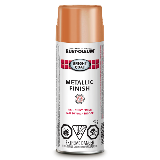 Rust Oleum Stops Rust Rose Gold Metallic Spray Paint Actual Net   03306254a L 