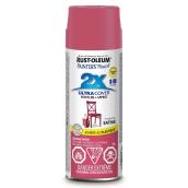 Peinture et apprêt à pulvériser Painter's Touch Ultra Cover par Rust-Oleum, magenta, fini satiné