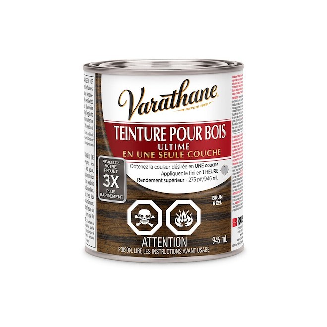 Teinture pour bois intérieur Rust-Oleum, brun, à base d'huile 946 ml