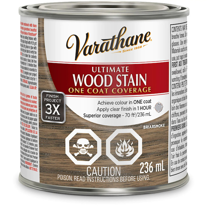 RUST-OLEUM Varathane Brown Oil-Based Interior Stain (0.236 L) 347196 | RONA