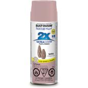 Peinture en aérosol et apprêt Painter's Touch de Rust-Oleum, rose satiné (10 oz)