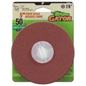 Gator 5-in Fiber Disc for Angle Grinder - 50-Grit