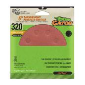 Gator 5-in Sanding Disc - 320-Grit -for Disc Sander - Pack of 5