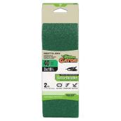 Gator Reptilion Sanding Belts 3 x 18-in - 40-Grit - Pack of 2
