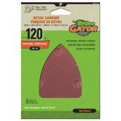 Gator Detail Sanding Sheets 120-Grit for Mouse Sander - Pack of 5