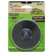 Gator 3-in Stripping Wheel - Extra Coarse-Grit - 1/4-in Centre