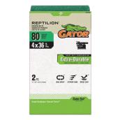 Bandes de ponçage Reptilion Gator de 4 x 36 po, grain 80, paquet de 2