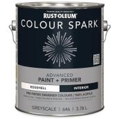 Rust-Oleum Colour Spark 3.78 L Eggshell Finish Acrylic Interior Paint + Primer - Greyscale