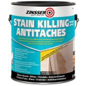 Zinsser 3.78 L High Hiding Water Based Stain Killing Primer - White