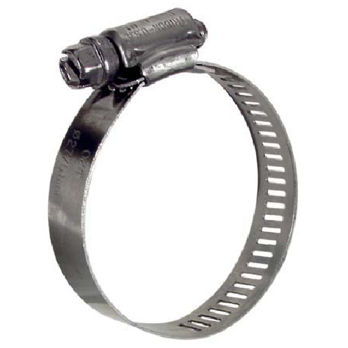 Hose Clamp -  1 1/16 x 2-in - 1/2-in Band - Stainless Steel
