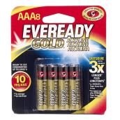 Alkaline AAA Batteries - Pack of 8