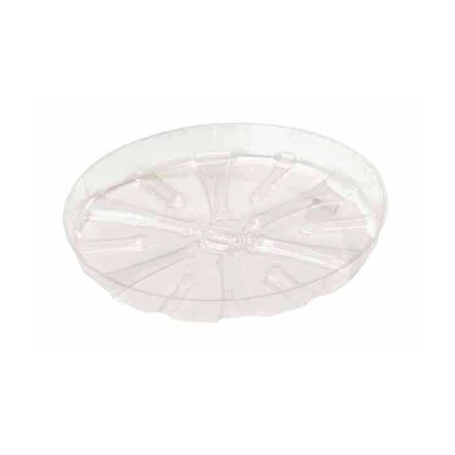 Soucoupe en plastique Kord 6 po transparent