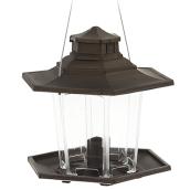 More Birds Lantern Bird Feeder - 2.6 lb - Plastic - Matte Bronze Finish