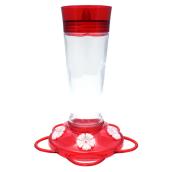 Scotts Hummingbird Feeder - Plastic, 12.22 oz - Red and Clear