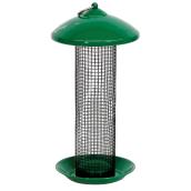 Stokes Bird Feeder with Screen - 1.8 lb Hopper - Metal - Green