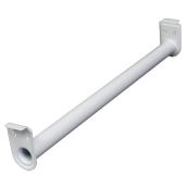 Adjustable Closet Rod 18"-30" - White
