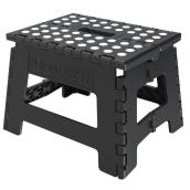 Metaltech Black Plastic Type 1A 1-Step Stool with 300-lb Capacity